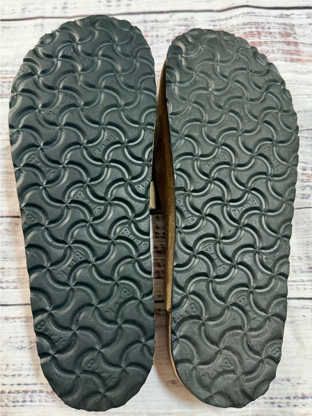 Men’s Birkenstock Boston Soft Footbed Suede Leather - Taupe - size 44